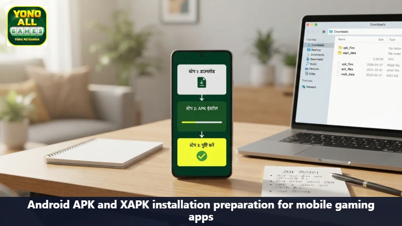 Android APK and XAPK installation preparation for mobile gaming apps